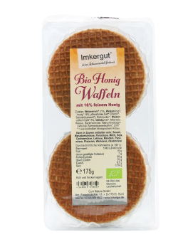 Bio Honigwaffeln, 175 g